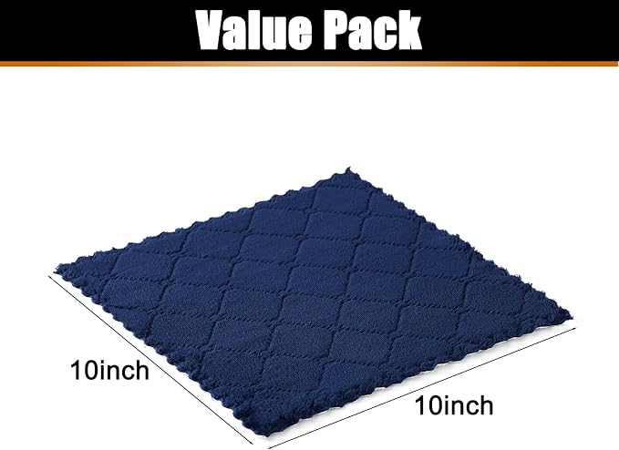 Mordimy 24 Pack Kitchen Cloths Dish Towels, Super Soft and Absorbent Dish Cloths - Image 6