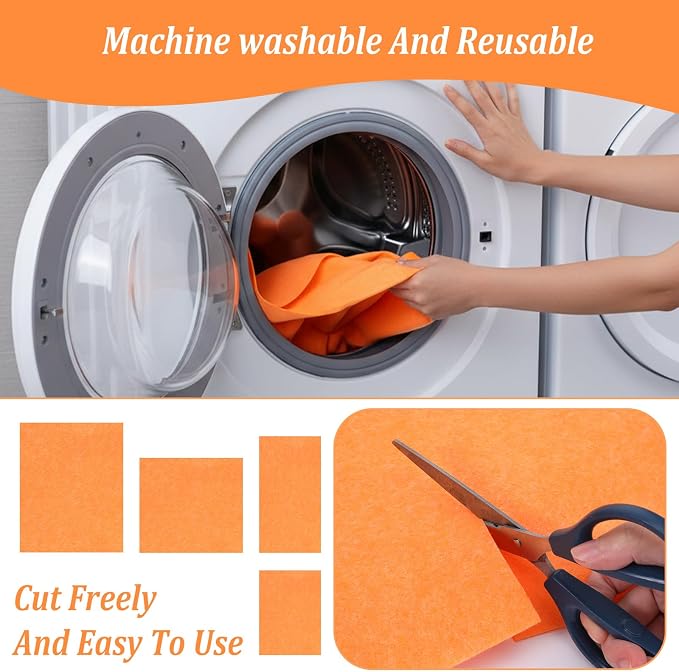 10 Pack Shammy Cloths, 27 X 20 Inch Extra Large Absorbent Cleaning Towels - Image 4