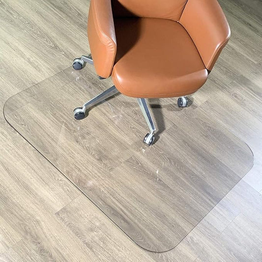 2Pack Crystal Clear 1/5" Thick 59" x 47" Heavy Duty Hard Chair Mat, Can be Used - Image 2