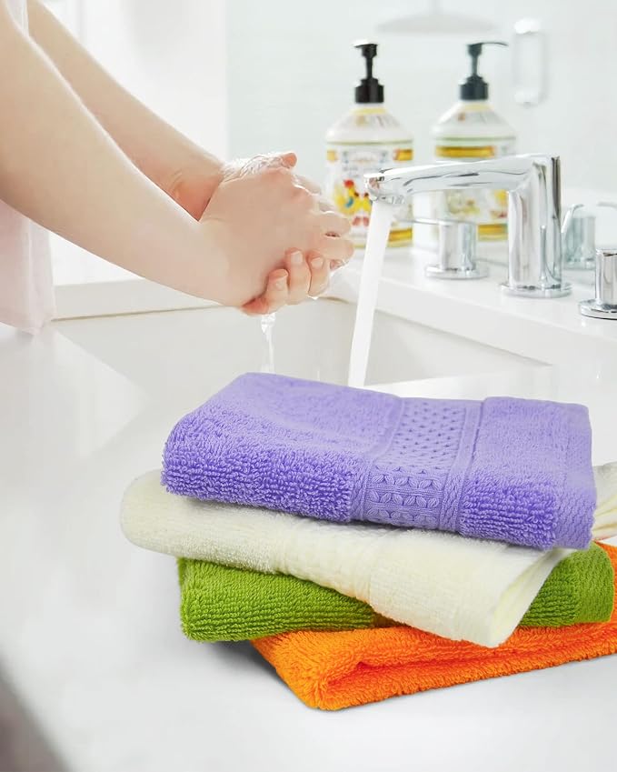 Cleanbear Cotton Wash Cloths Soft Washcloths - Image 6