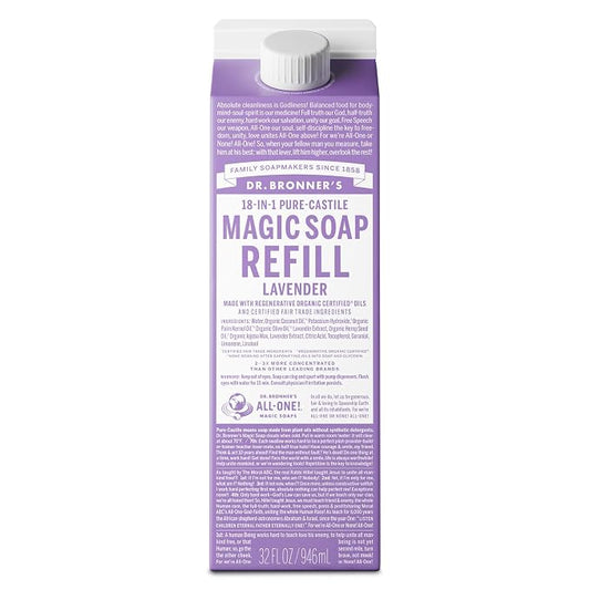 Dr. Bronner's Pure-Castile Liquid Magic Soap Refill by DrBronners