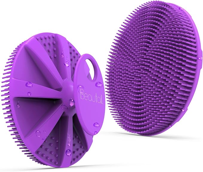 Silicone Body Scrubber, BEAUTAIL Shower Bath Scrubber, More Hygienic Than by BEAUTAIL