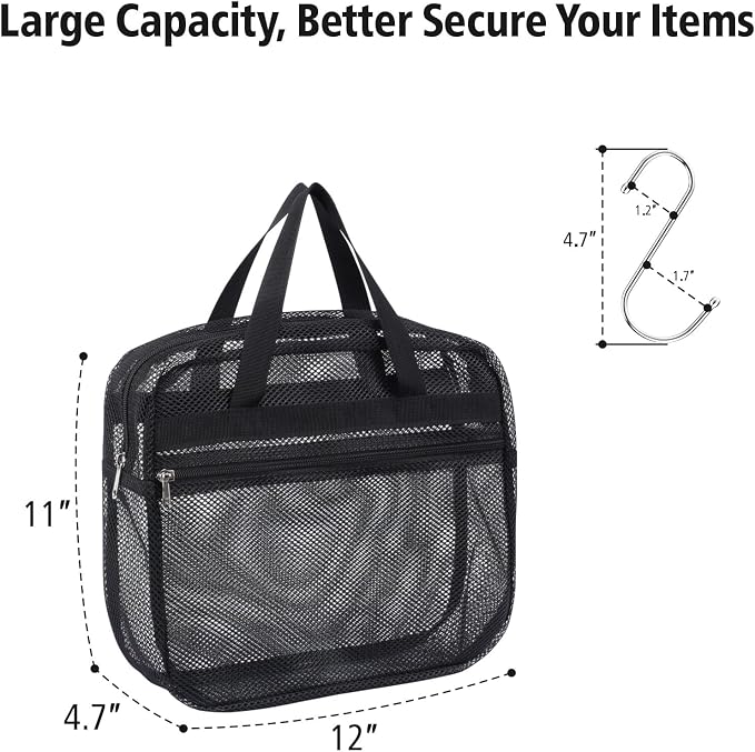 F-color Mesh Shower Caddy Portable - Image 4