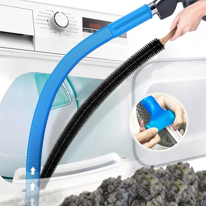 2 Pieces Dryer Vent Cleaner Kit Compatible by PetOde