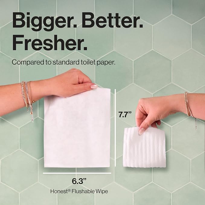 The Honest Company Hypoallergenic Flushable Wipes - Image 7