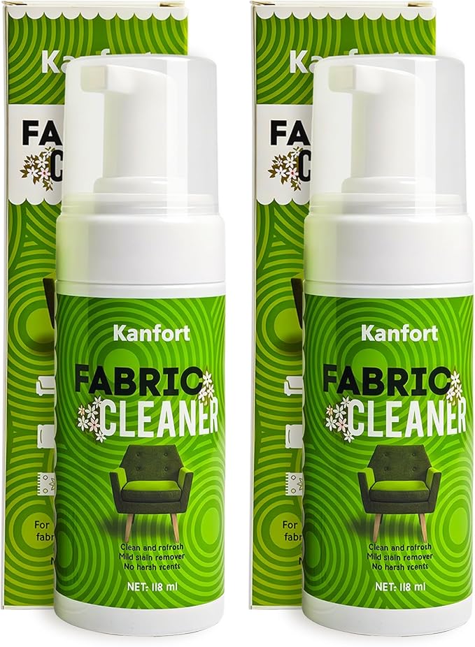 Upholstery Foam Cleaning 2 Pack, No Rinse Fabric Cleaner by Yourhomecarchoice