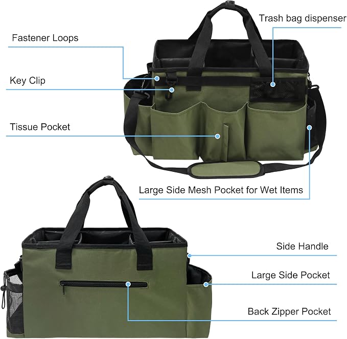 Wearable Cleaning Caddy Bag, Kitchen Supplies Organizer - Image 2