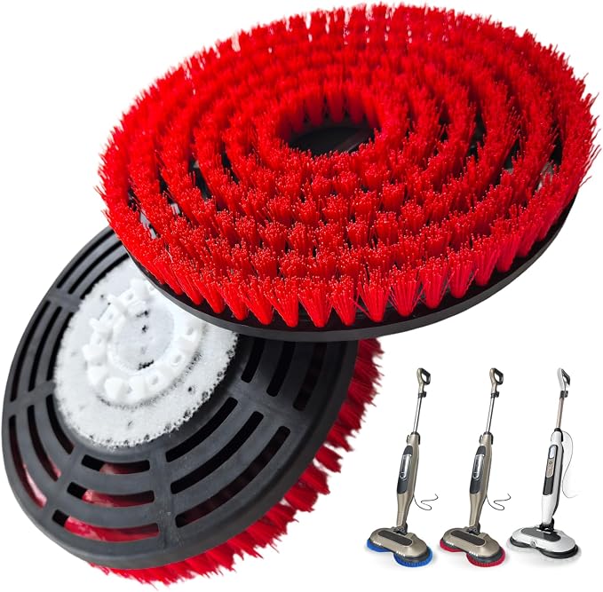 Steam Mop Pads Replacement Brush Head by HXZIYI