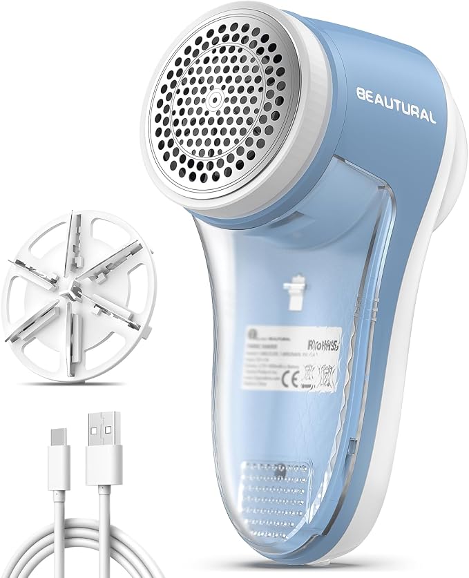 BEAUTURAL Fabric Shaver, Rechargeable Lint Remover by BEAUTURAL