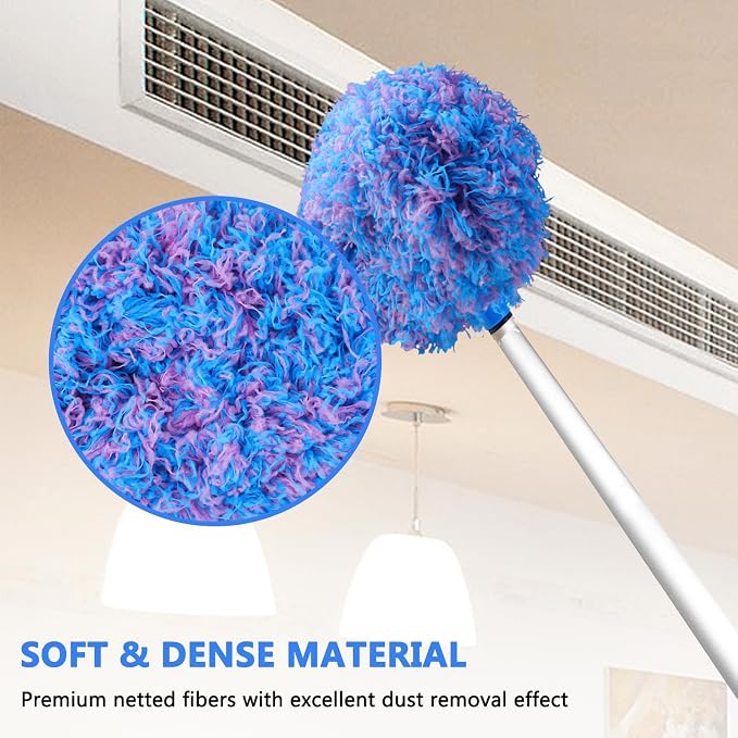 Ceiling Fan Cleaner Duster Reusable Microfiber Ceiling Fan Blade Cleaner - Image 5
