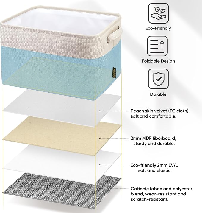 BALEINE 1 Pack Fabric Storage Bins - Image 5