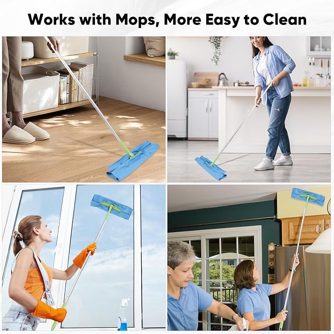 HOMEXCEL Microfiber Glass Cleaning Cloths 6 PK, Lint Free Streak Free, Reusable - Image 6