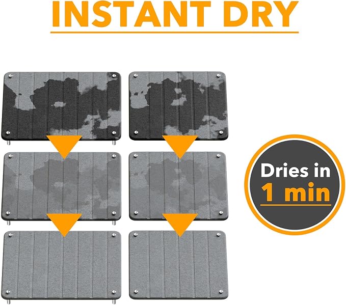 SpaceAid 2 Pack Stone Dish Drying Mats - Image 3