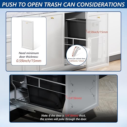 Insputer Pull Out Trash Can Under Cabinet - Image 5