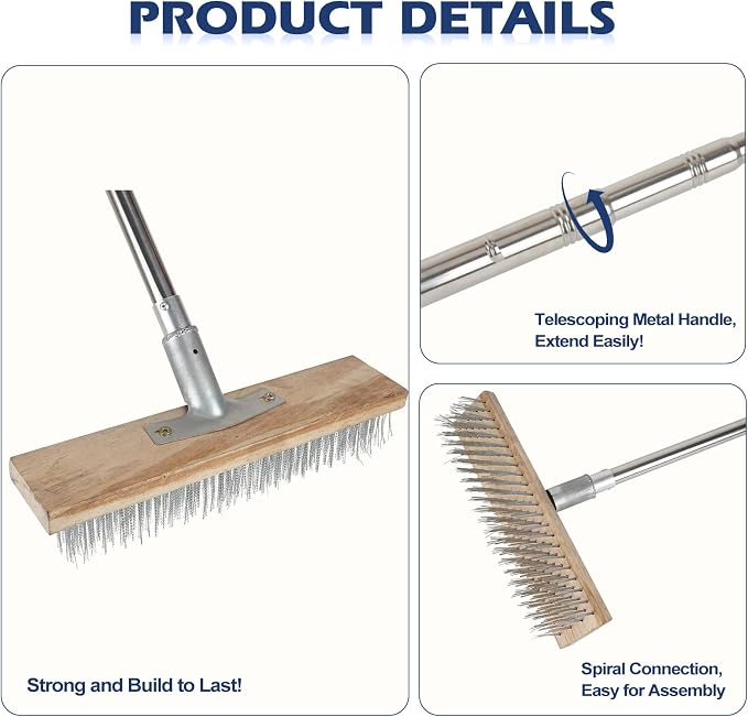 Floor Scrub Brush, Deck Brushes - Image 4