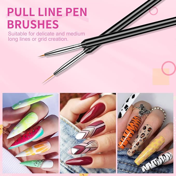 SAVILAND Nail Art Brushes Set - Image 6
