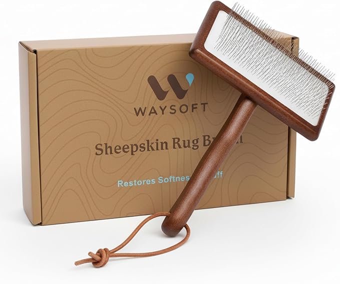 WaySoft Sheepskin Rug Brush by WaySoft