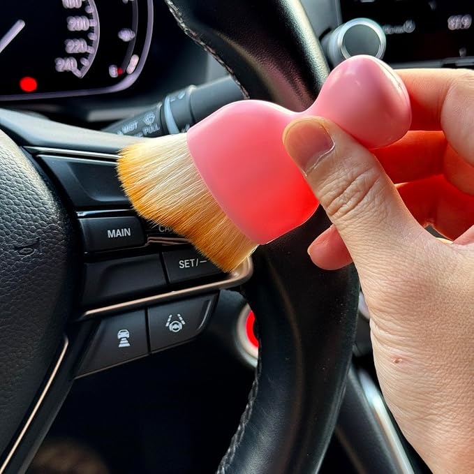 Car Detailing Brush, Soft Bristle Cleaning Brush, Scratch-Free Auto Duster Tool - Image 9