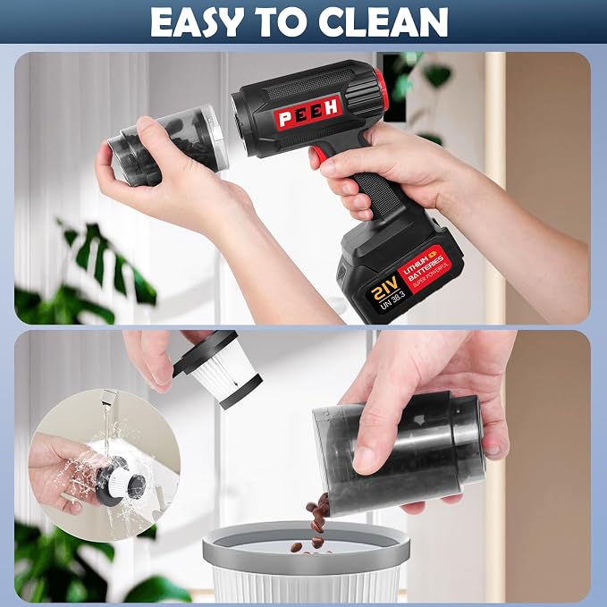 Handheld Vacuum for Home, Cordless Portable Vacuum Cleaner, Rechargeable - Image 4