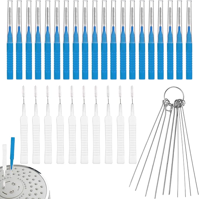 40pcs Shower Head Cleaner Tools, 2 Designs Shower Head Cleaning Brushes by Unknown