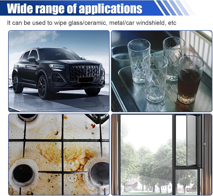 3PCS Car Interior Scrubbing Sponges, 5.5"×3.9" Microfiber Auto Cleaning - Image 6