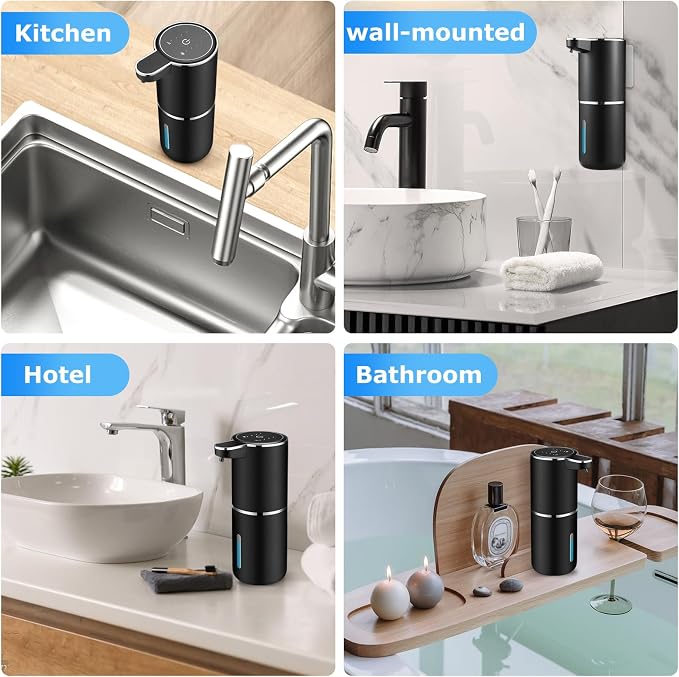 2 Pack Automatic Soap Dispenser, Automatic Liquid Soap Dispenser Touchless - Image 7