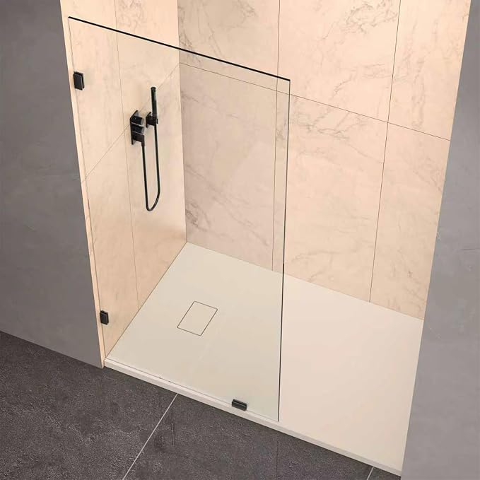 Shower Glass Panel 36" x 79" Easy-to-Clean Treated, 3/8" Tempered Glass Shower - Image 9