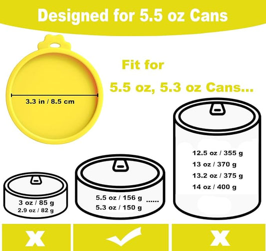 Comtim Cat Food Can Covers Lids - Image 2