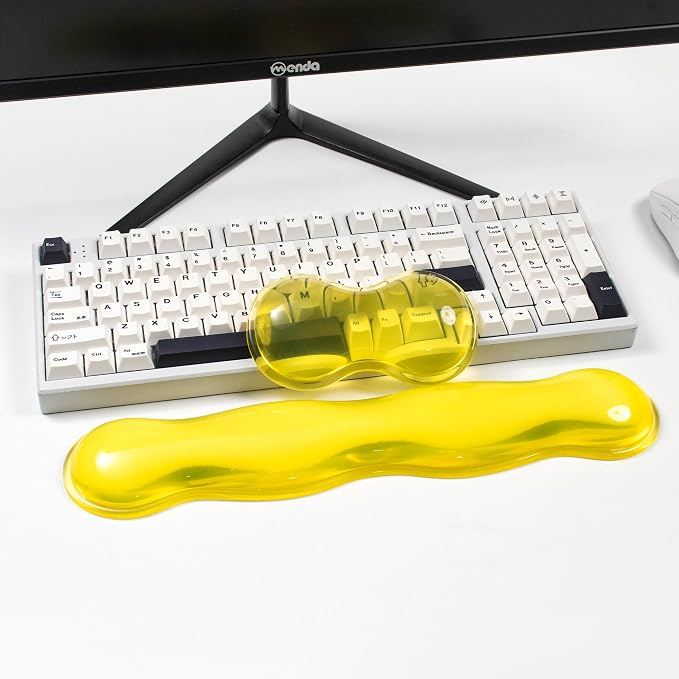 Gel Keyboard and Mouse Wrist Rest Set – Clear Wrist Rest - Image 6