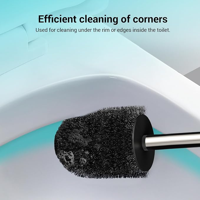 Toilet Brush, Compact Size Toilet Bowl Brush - Image 4