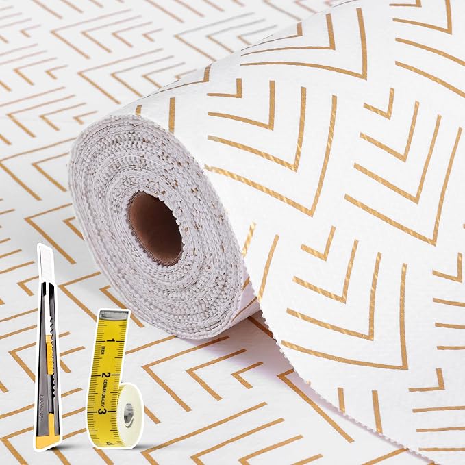 Shelf Liner for Kitchen Cabinets 11.8 x 236.2IN Non Adhesive Drawer Liner by Oneoftheworld
