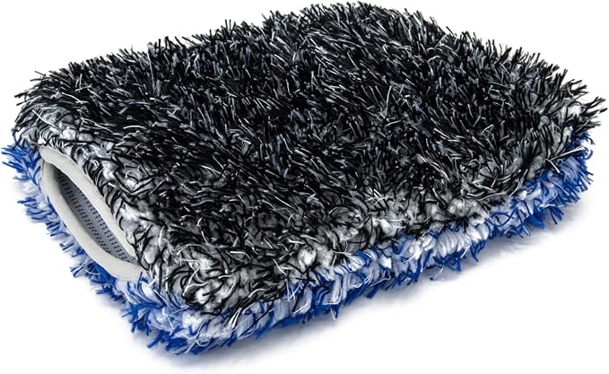 Plush Car Wash Pad Blue/Black - Image 2