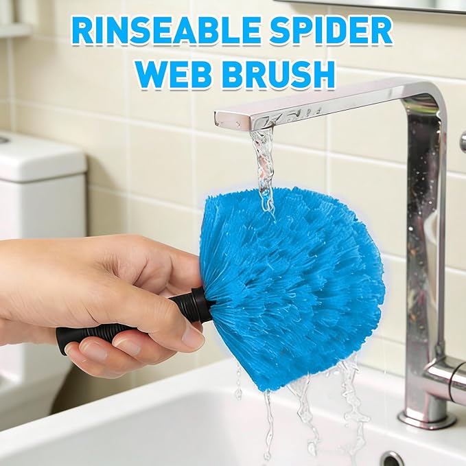 26FT Reach Cobweb Duster with Extension Pole - Image 3