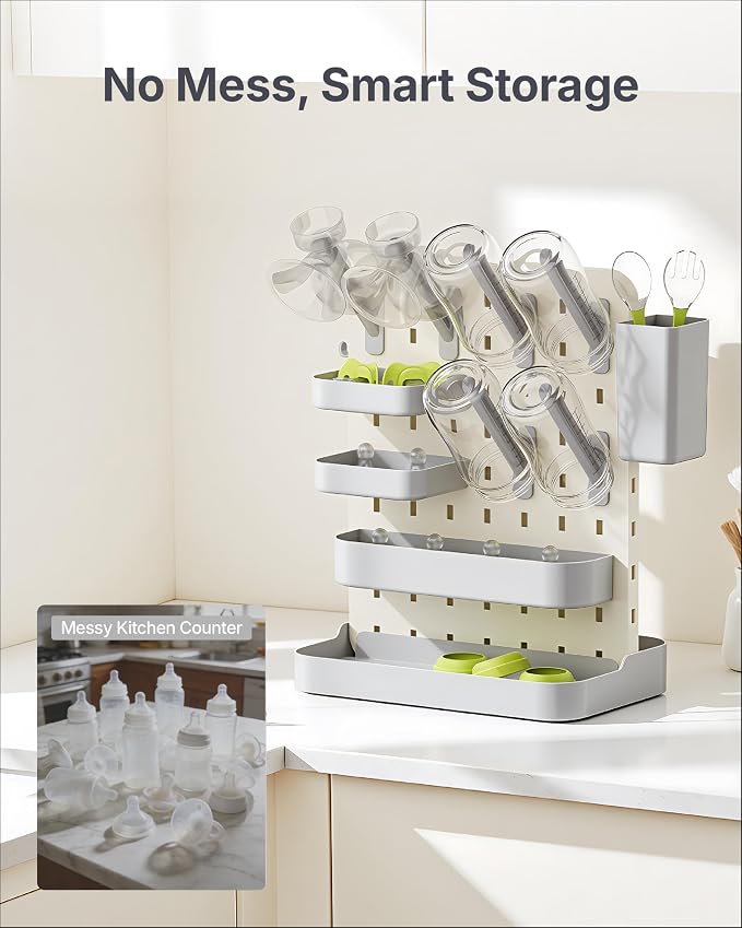 DIY Baby Bottle Drying Rack, Space-Saving Drying Rack, Bottle Tower - Image 6