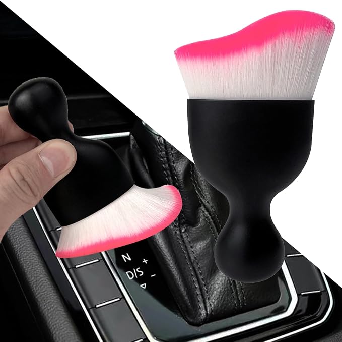 Car Interior Dust Brush, Auto Detailing Brush, Soft Bristles Car Cleaning by XYNorth