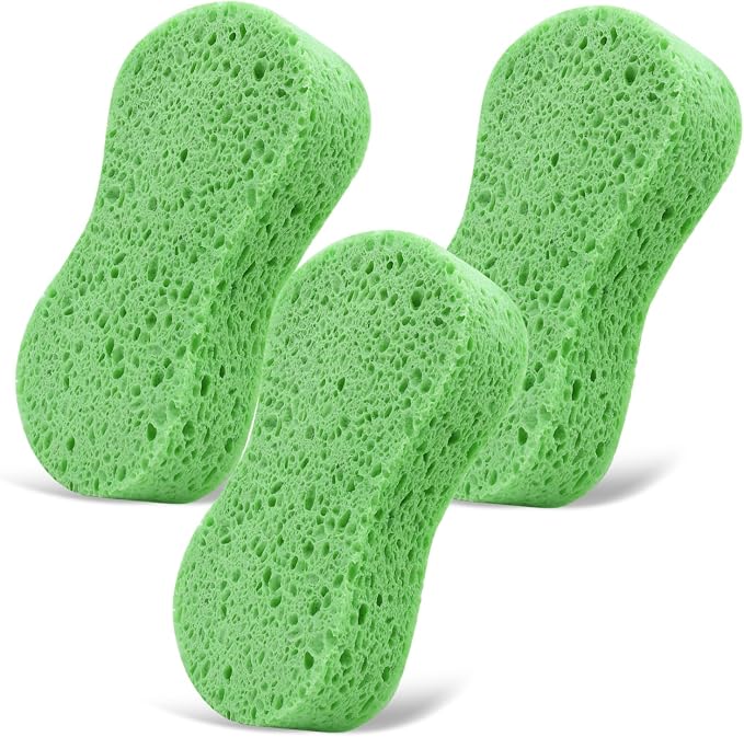 3PCS Car Wash Sponge, Heavy Duty Car Sponges by Mainlyrunmakeupsuppliers