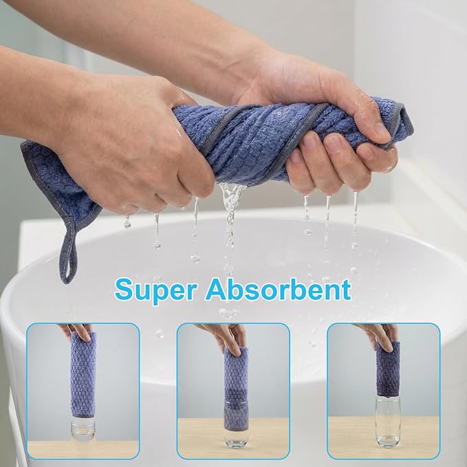 Microfiber Cleaning Cloth, 10 Pack Cleaning Towels - Image 2