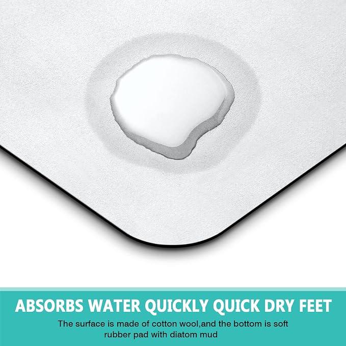 Coffee Bar Mat for Countertops 19inx12in, Absorbent Hide Stain Anti-Slip Cafe - Image 7