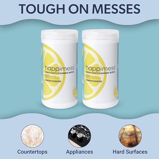 happimess WPE1002A-2SET All-Purpose Cleaning Wipes, Heavy Duty Multi-Surface - Image 5