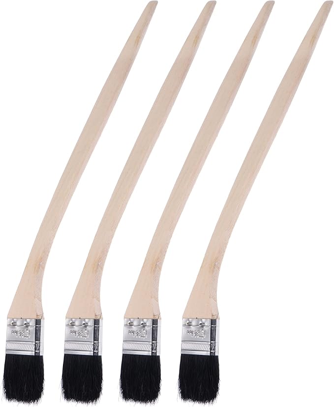 uxcell Bent Radiator Paint Brush 16" Length 1.5" Width Bristle by uxcell