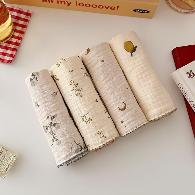 BuLuTu 4 Pack Stylish Dish Cloths Towels - Image 2