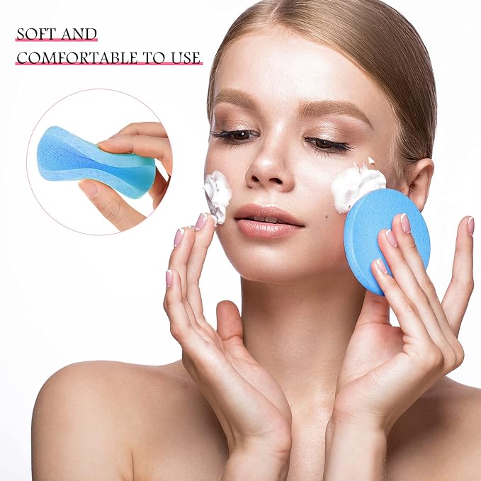 Patelai 120 Pieces Compressed Facial Sponge - Image 3
