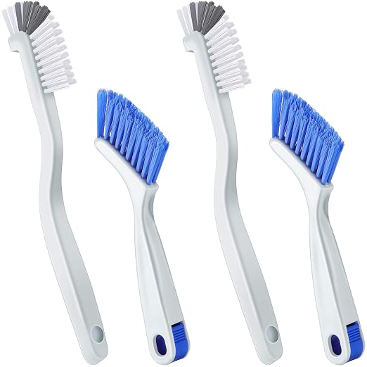 Patelai 4 Pieces Cleaning Brush Sets Small Scrub Brush Household Use by Patelai