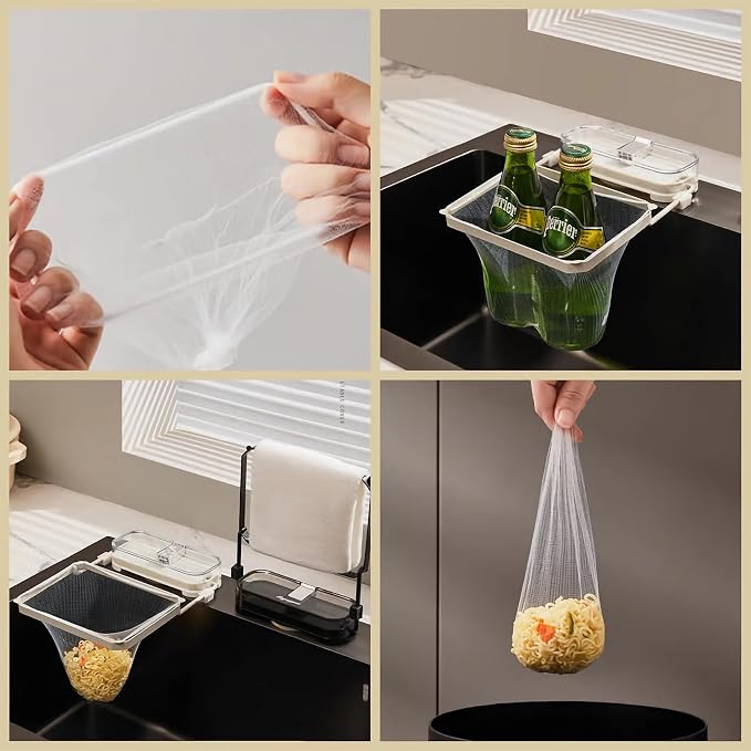 Sink Drain Strainer 2025 New Suction Cup Sink Kitchen Net Strainer Colander - Image 7