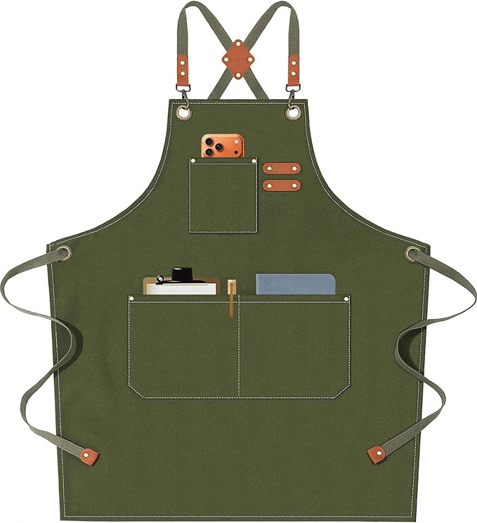 AFUN Chef Aprons for Men Women by BringYouaFun