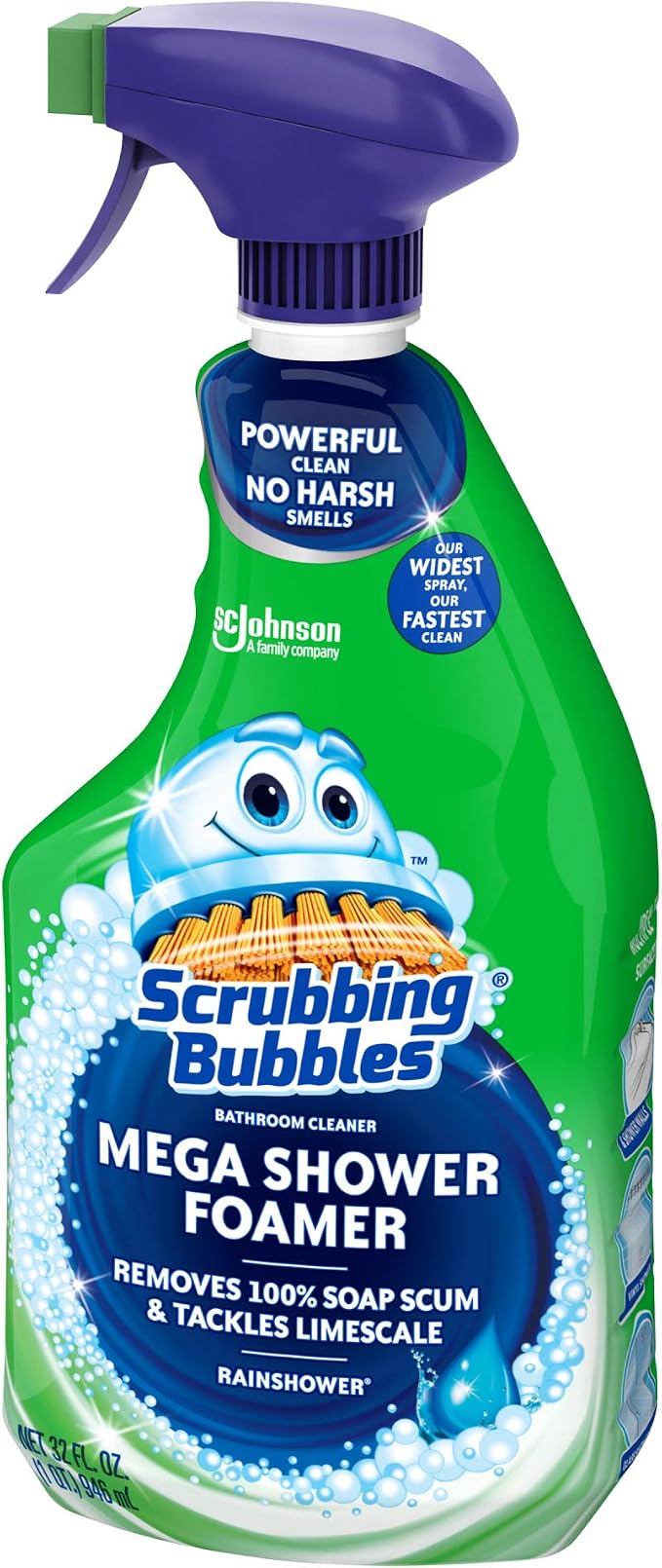 Scrubbing Bubbles Mega Bathroom and Shower Cleaner Spray, Foaming Action - Image 10
