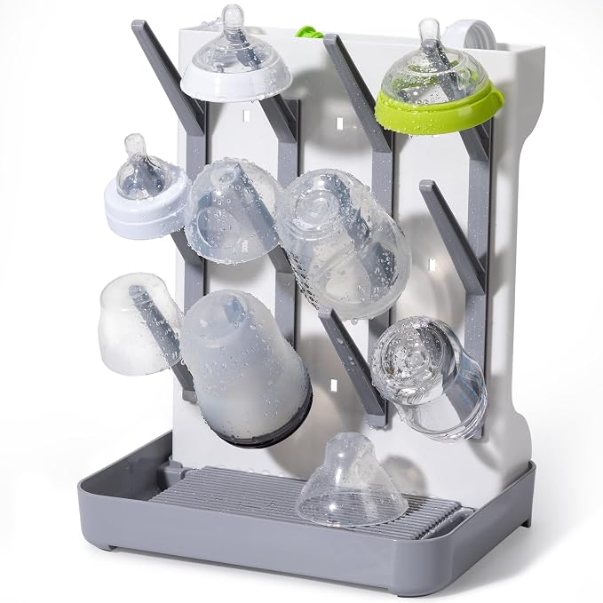 Space Saving Vertical Bottle Drying Rack, Large Countertop Baby Bottle Drying by Dersyer