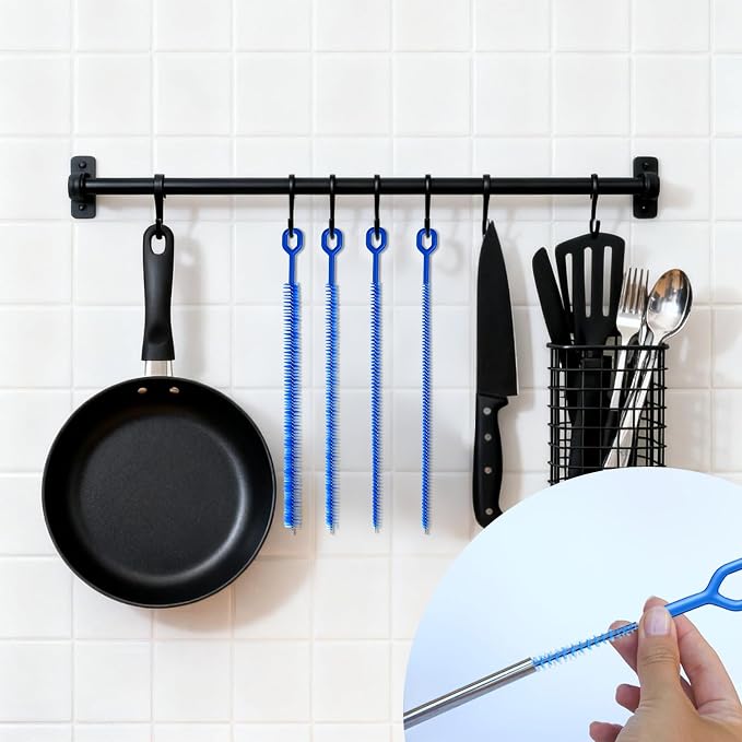Ouligay 4PCS Straw Brushes for Cleaning Straws 12.4in Extra Long Straw Cleaner - Image 6