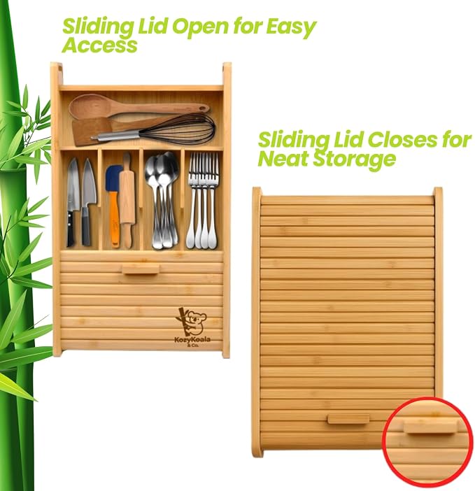 KozyKoala & Co. Bamboo Drawer Organizer - Image 5