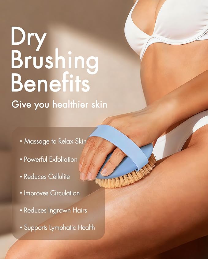 Dry Brushing Body Brush for Massage - Image 2